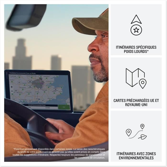 GPS para camiones - GARMIN - Dezl LGV820 - Toda Europa, comunidad dēzl