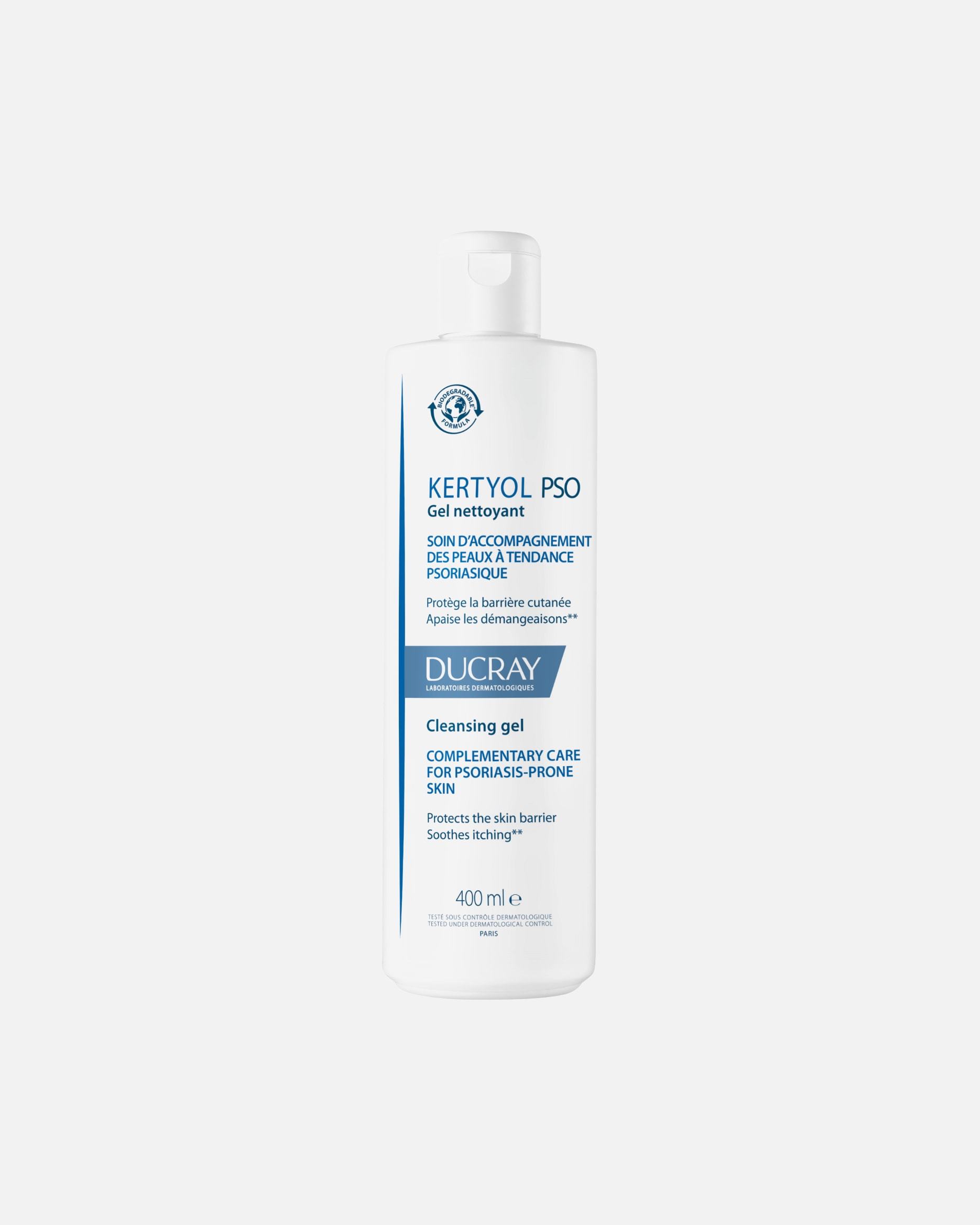 Ducray gel za čišćenje lica KERTYOL PSO gel za čišćenje lica - 400 ml
