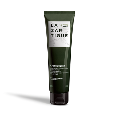 Lazartigue Nourish 2In1 Baume Lavant Non Moussant ravitseva hoitoaine paksuille ja kuiville hiuksille 150 ml 150 ml