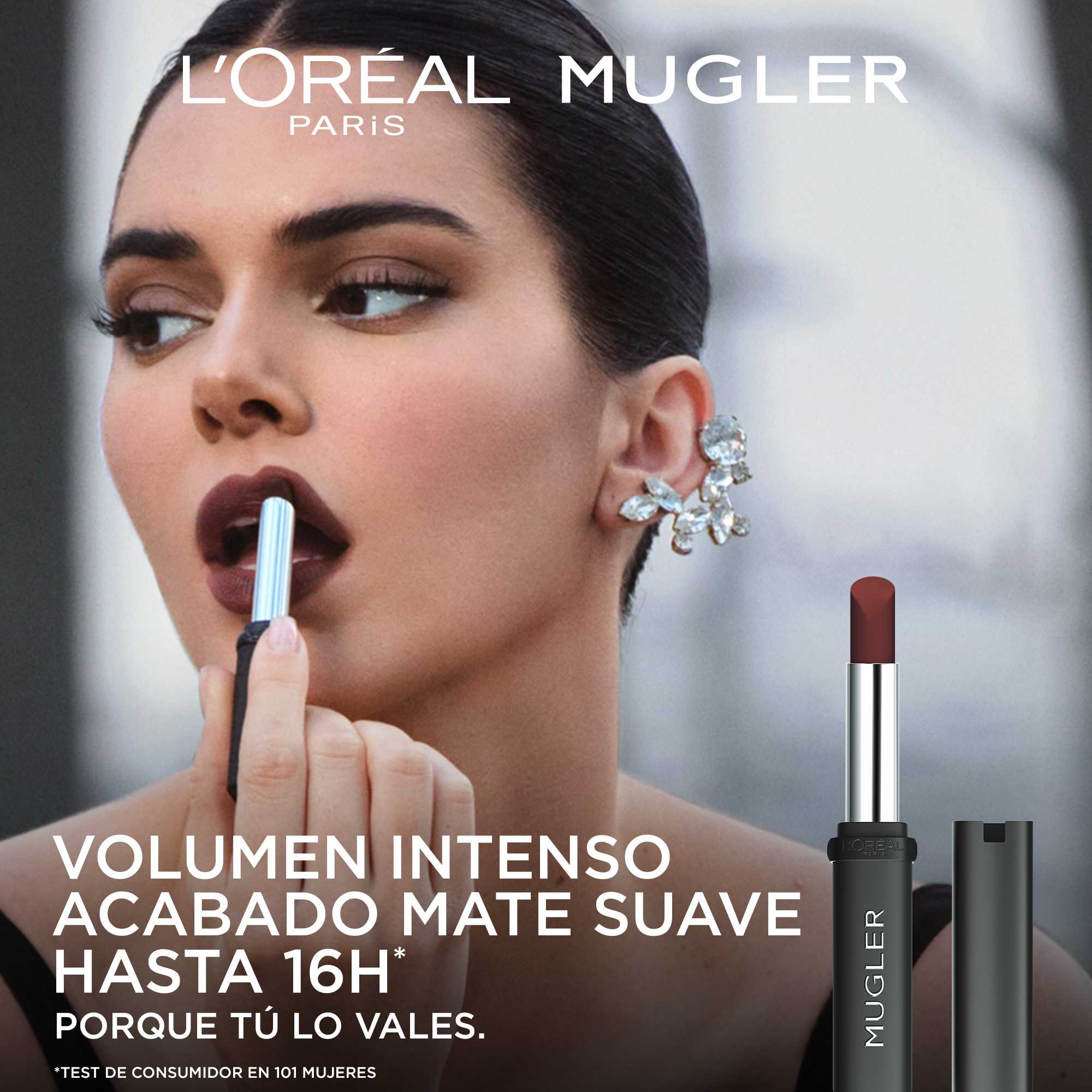 L'Oreal Paris x Mugler Power Matte кармин Кармини