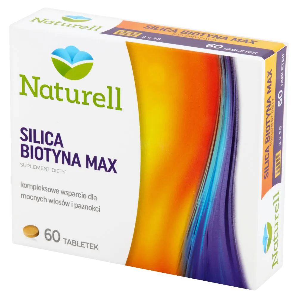 Naturell Silica Biotyna Max, Tabletki