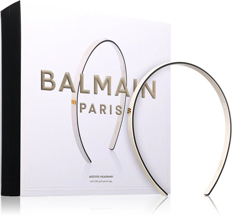 Čelenka z acetátu celulózy Balmain Hair Couture