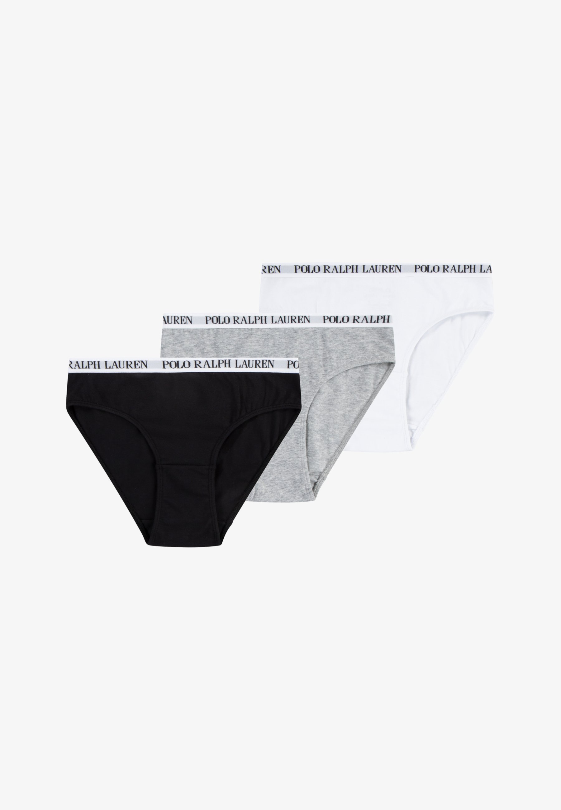Polo Ralph Lauren SOLID 3er-Pack – Slips – weiß/schwarz