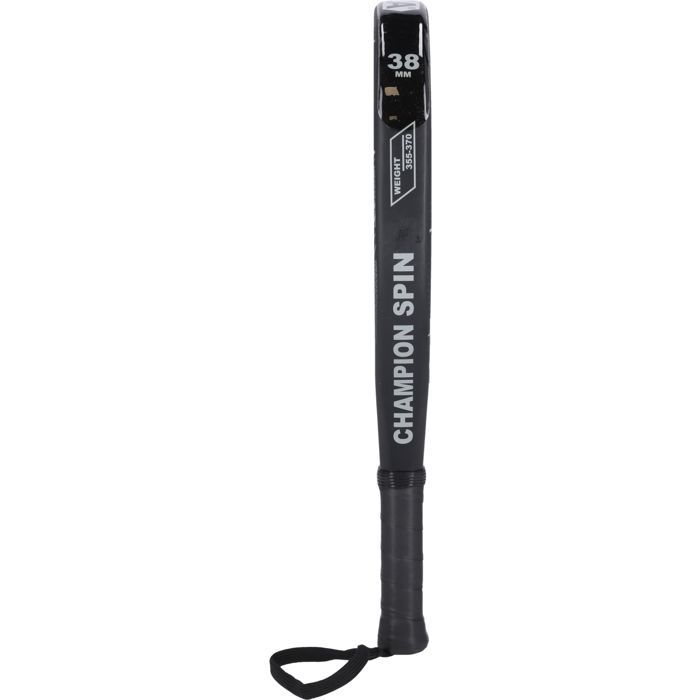 Padel racket - FZ FORZA - Champion Spin - 100% woven 18K graphite - Matte surface - Stiff EVA foam - Diamond shape - Black
