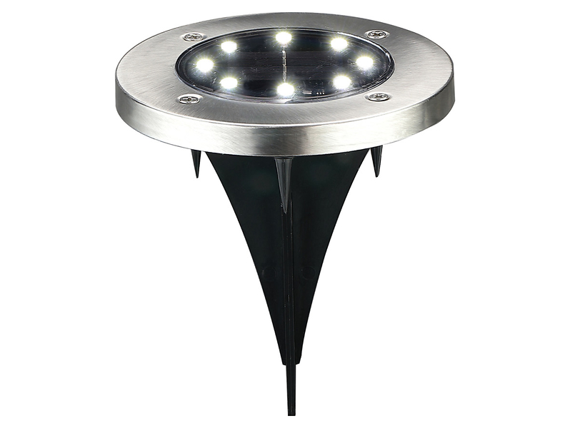 Lampa solarna Sally LED z zimną barwą światła srebrna