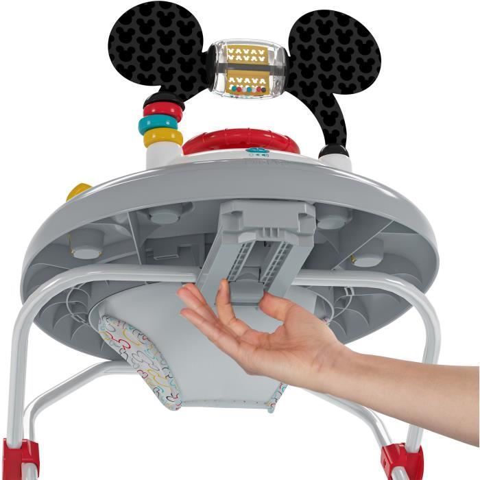 DISNEY BABY - MICKEY - 2-in-1 Convertible and Foldable Baby Walker with Built-in Removable Activity Toy, Baby Gift