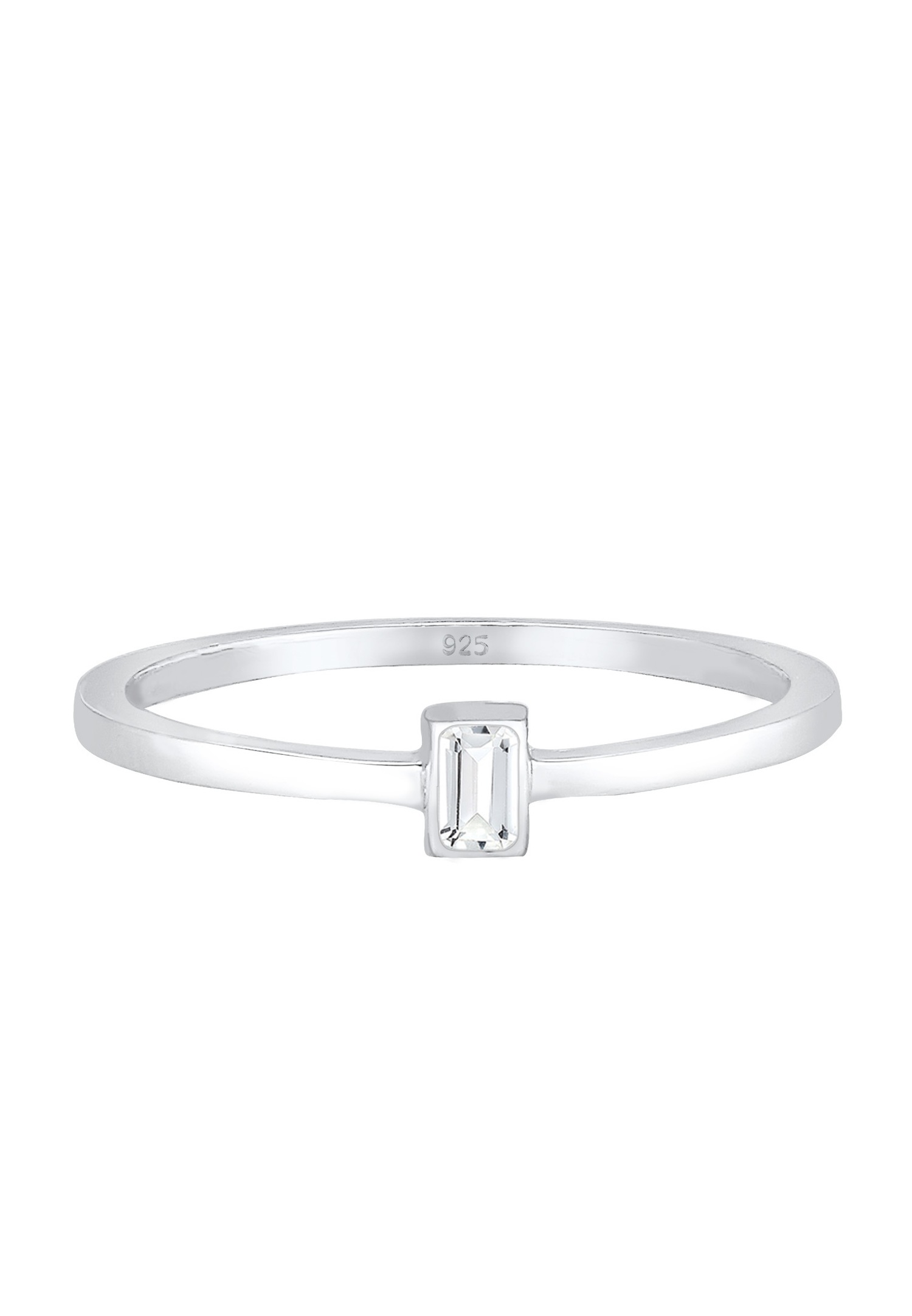 Elli PREMIUM dames avec pierre Geo Topaz Vintage en argent sterling 925