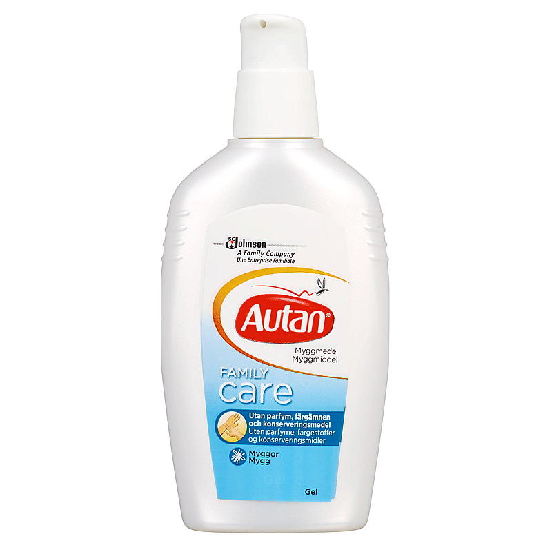 Gel repelente de mosquitos Autan para el cuidado familiar, 100 ml, Autan