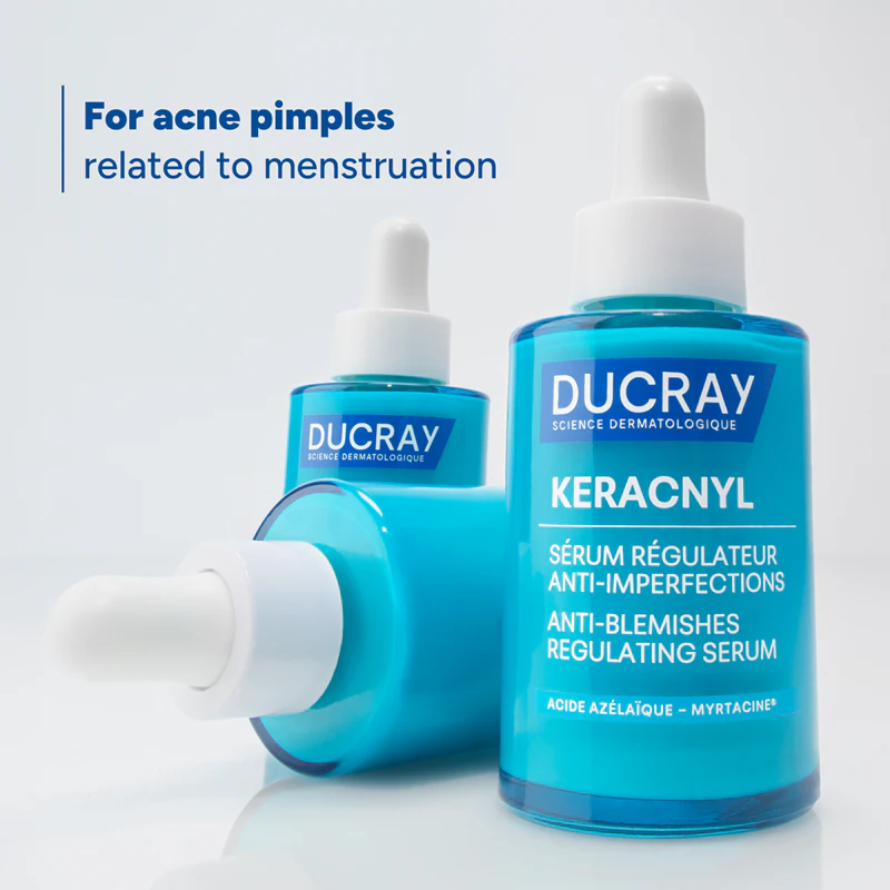 Sérum cremoso Ducray Keracnyl para pele com imperfeições