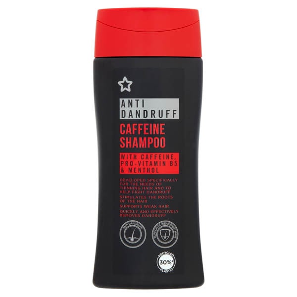 Shampoo antiforfora alla caffeina Superdrug 200 ml