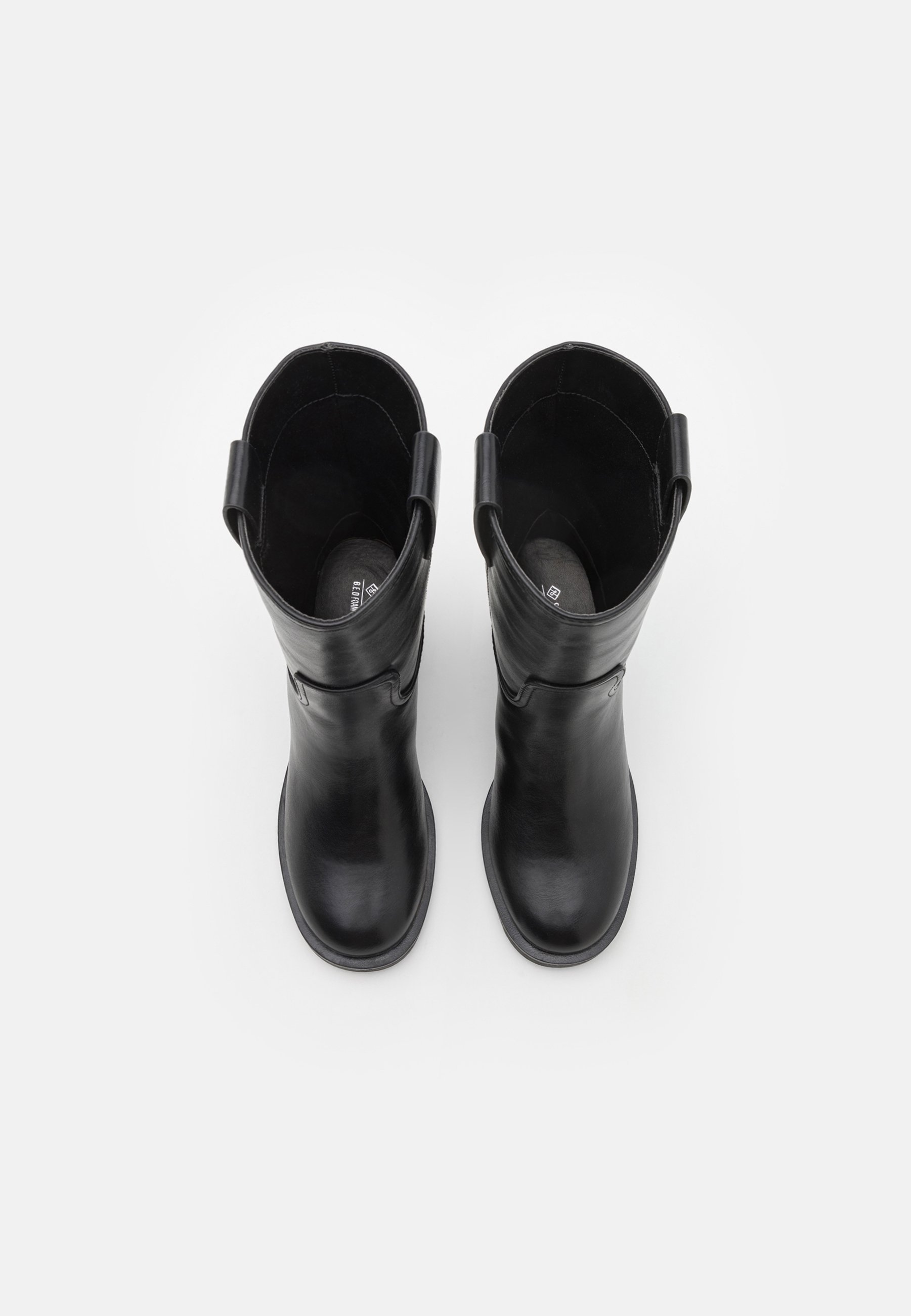 On peut les appeler bottines de printemps style cowboy/motard - noires