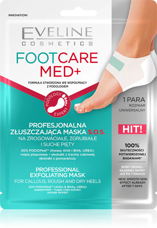 Eveline Cosmetics Voetverzorging Med Exfoliërend Hielmasker