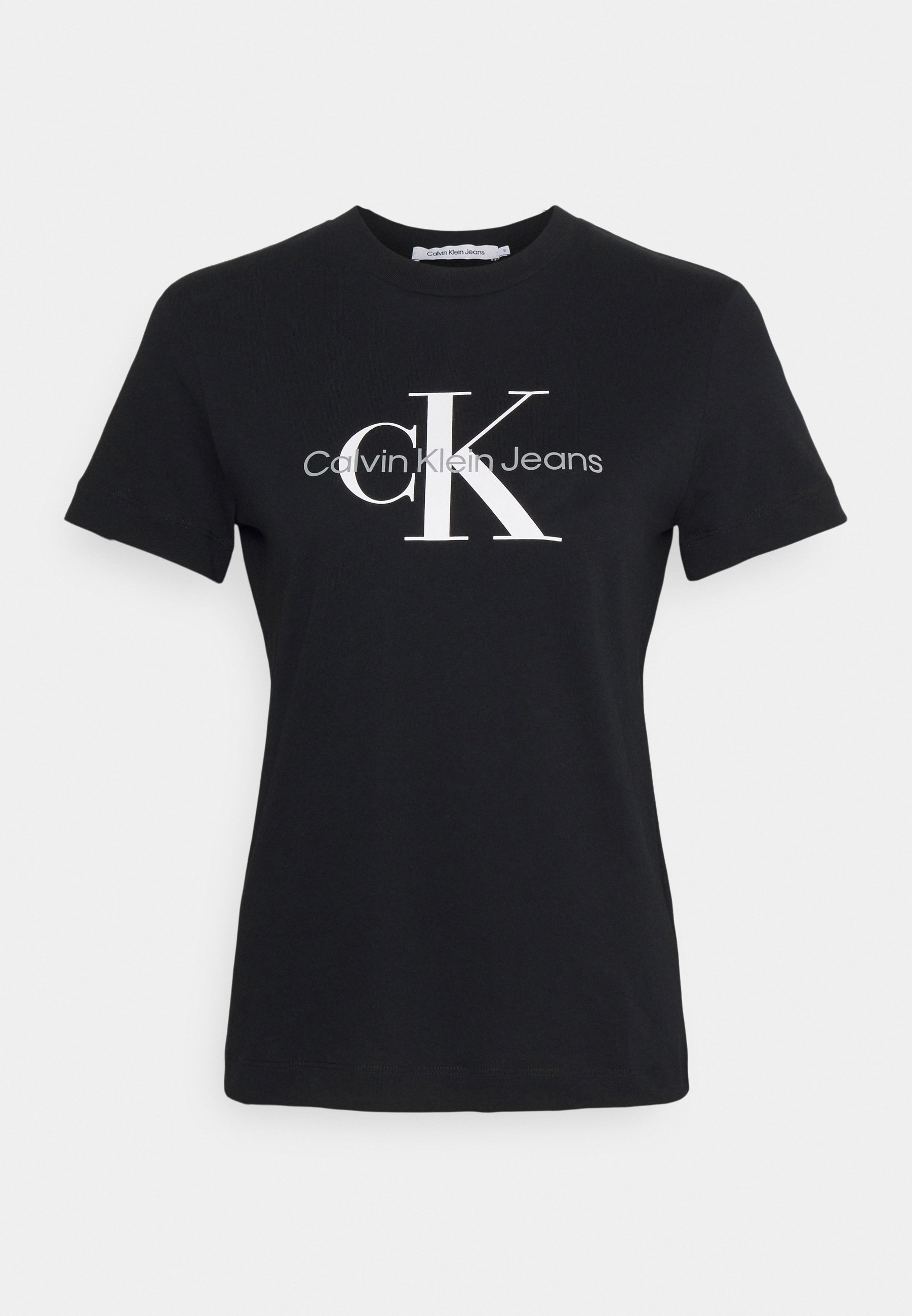 T-shirt imprimé Calvin Klein Jeans CORE MONOGRAM REGULAR - noir