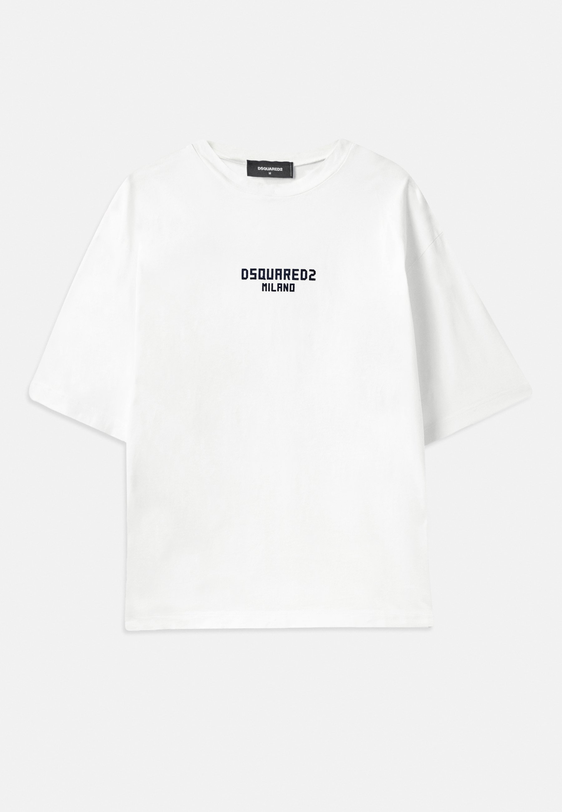 DRESSING TEE - T-shirts med print - white/dark navy