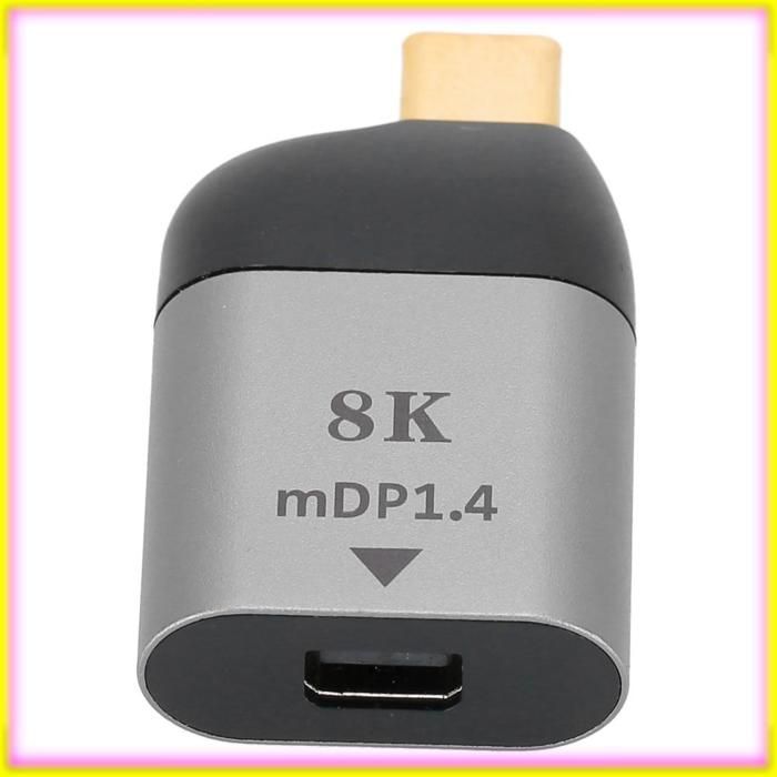 keenso Type-C to Mini DP Type-C Adapter - 4K Output Adapter for // OS X Systems and Projectors