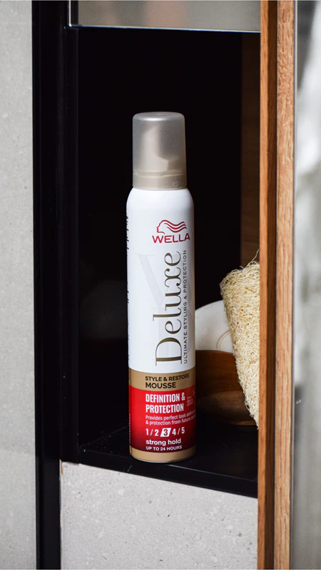 Mousse de volume para cabelo Wella Deluxe Definition & Protection