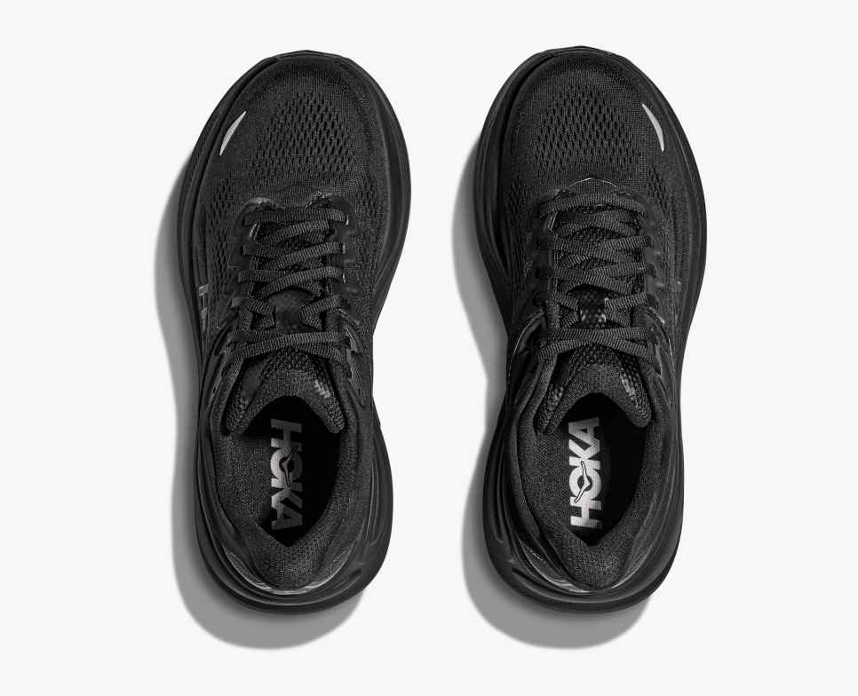 HOKA Bondi 9 Zwart/Zwart
