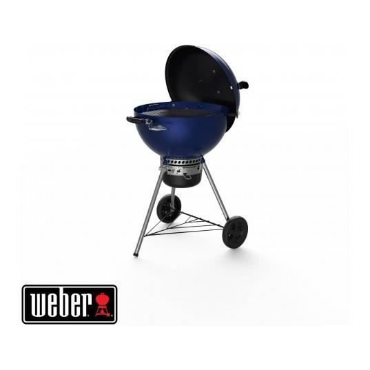 Charcoal barbecue - WEBER - Master-Touch GBS C-5750 - Stainless steel grill - One-Touch system - Blue