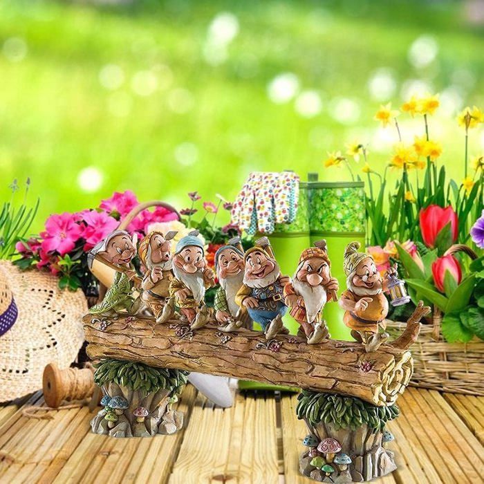 Gnomi da giardino in resina, decorazione per interni ed esterni
