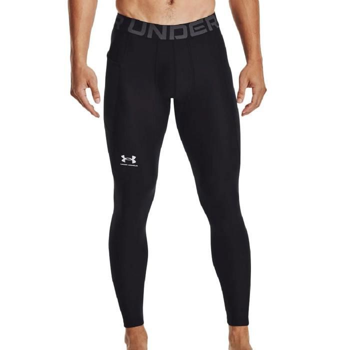 Compression leggings - Under Armour - HG Armour - Black - Breathable - Fitness