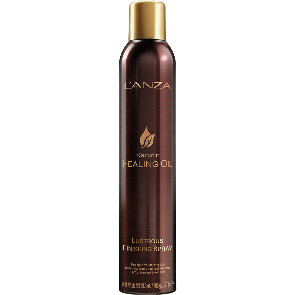 Spray Finalizador Brilhante com Óleo de Queratina Reparador 350 ml - L'ANZA