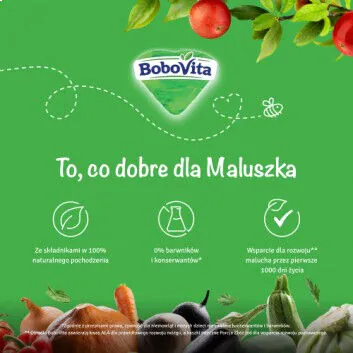 Bobovita Kaszka mleczno-ryżowa Truskawka po 6 m-cu