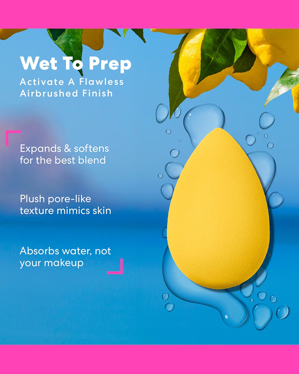 BEAUTYBLENDER Limoncello Burete de machiaj