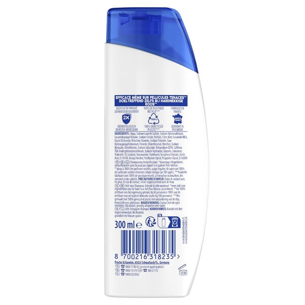 Shampooing Head & Shoulders Anti-Chute et Antipelliculaire<br>300 ml - Tous types de cheveux et de cuir chevelu