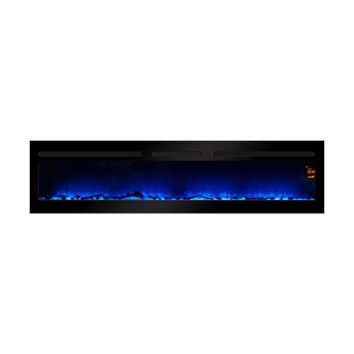 CHEMIN'ARTE - Elysée 5XL 180cm Inbouw elektrische haard met LED-vlameffect, programmeerbare verwarming en afstandsbediening