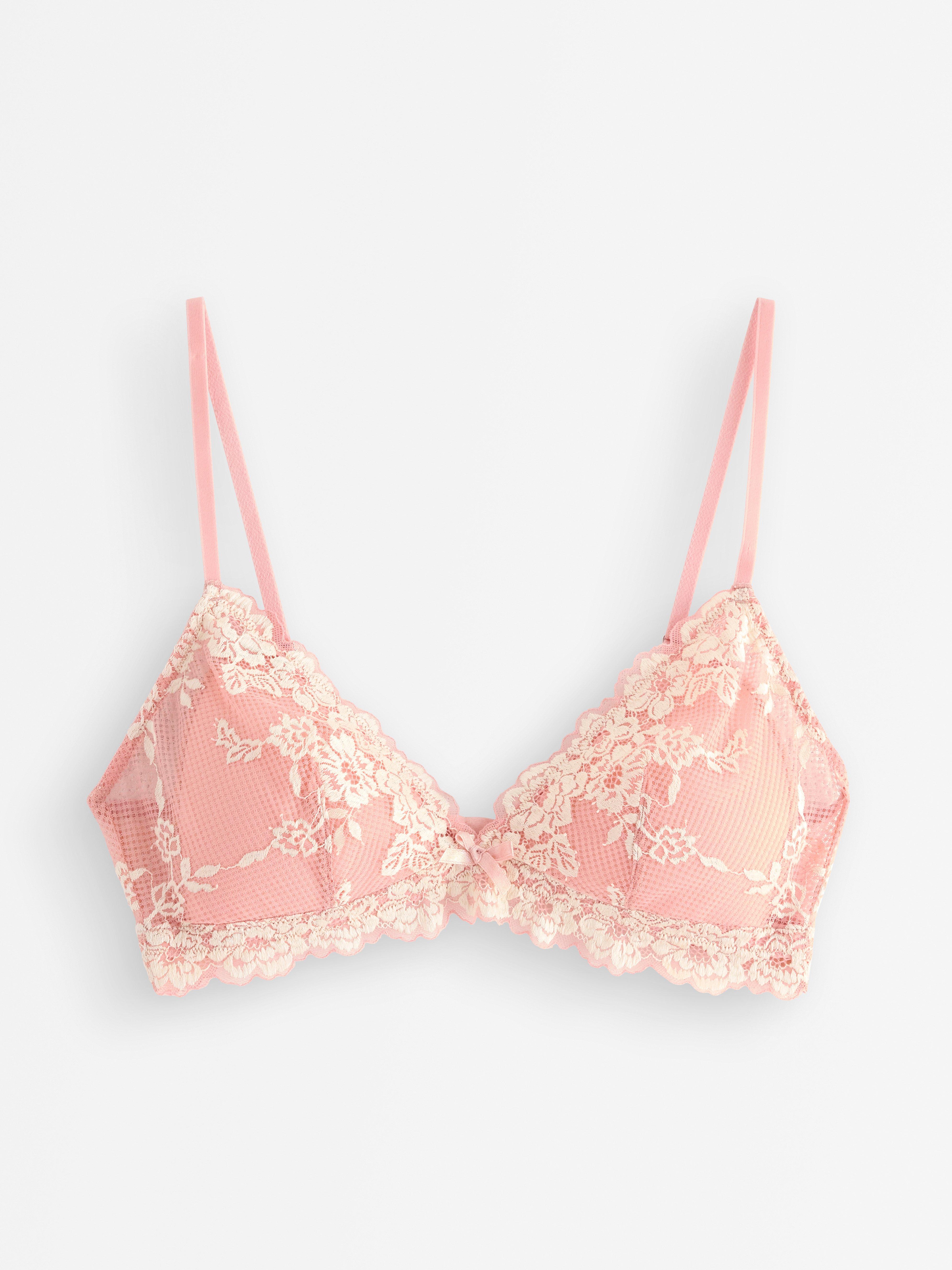 Soutien-gorge i spets Rose clair