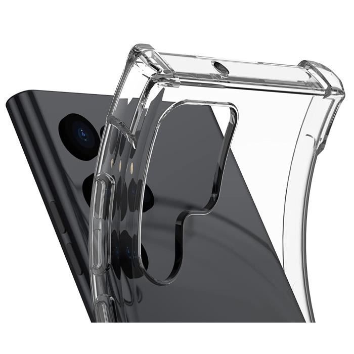 Coque pour Samsung S22 ULTRA 5G - Phonillico® - Silicone Souple - Transparent - Ultra Slim - Antichoc
