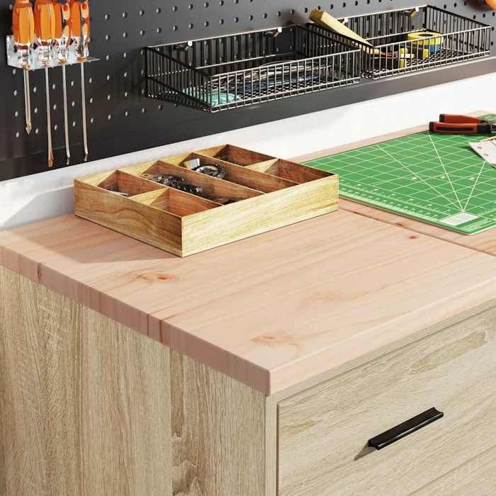 vidaXL Armoire de rangement de garage chêne sonoma 40x51x85cm bois pin, armoire, armoire à outils, armoire basse, armoire de 860591