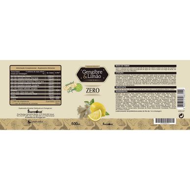 Fharmonat Inkivääri- ja sitruunasiirappi 500 ml 500 ml