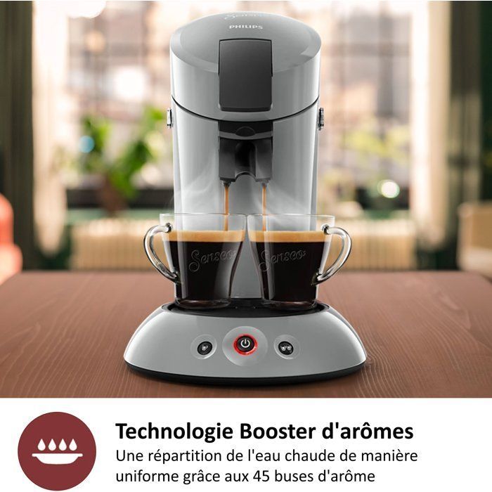 Pod coffee maker - PHILIPS - SENSEO - HD6553/71 - Original - Grey