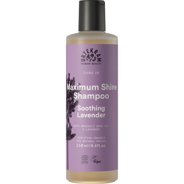 Shampoo lenitivo alla lavanda Urtekram (capelli normali) - 250 ml