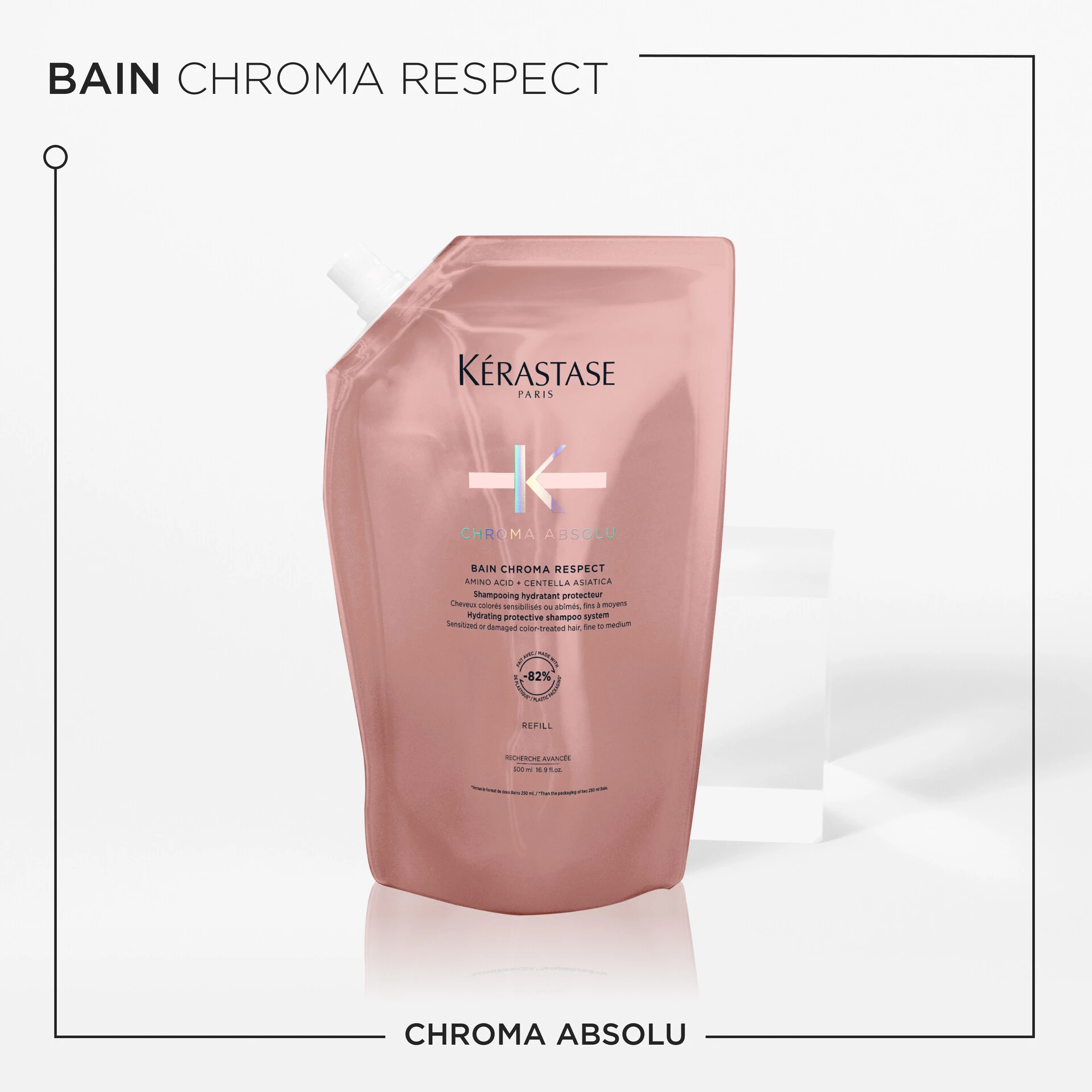 Bain Chroma Respect Sampon Utántöltő 500 ml - Kérastase