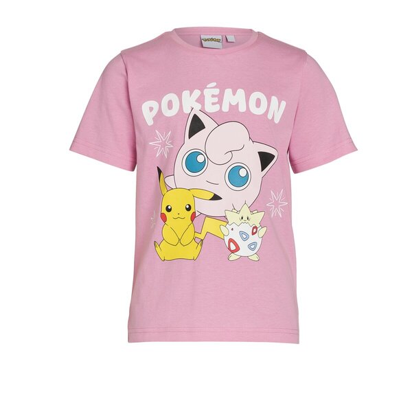 T-shirt Pokémon rose, taille 110-116