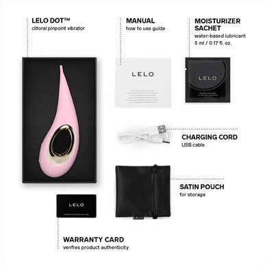 Vibrator za klitoris Lelo Dot Pink 1 kos 1 kos