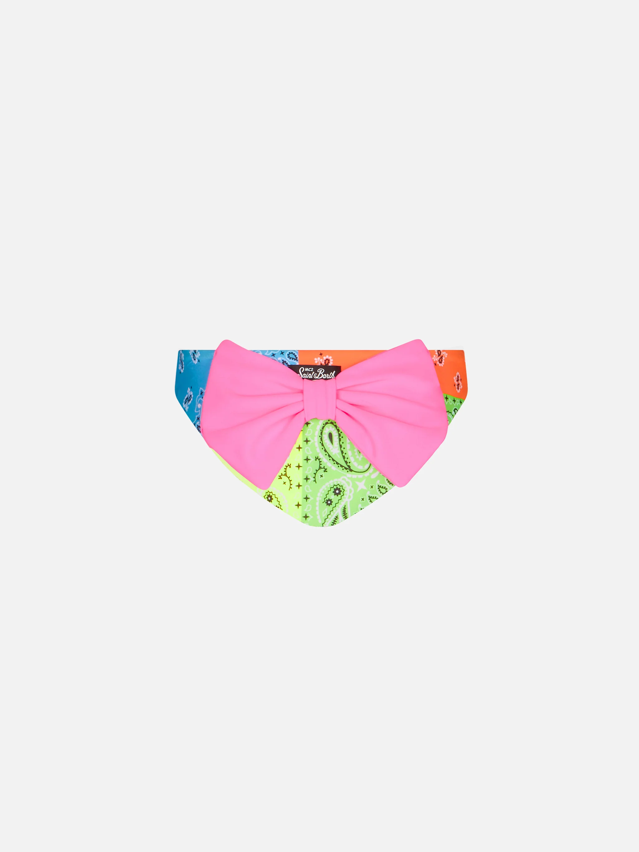 Fluo bandana print baby zwembroekje