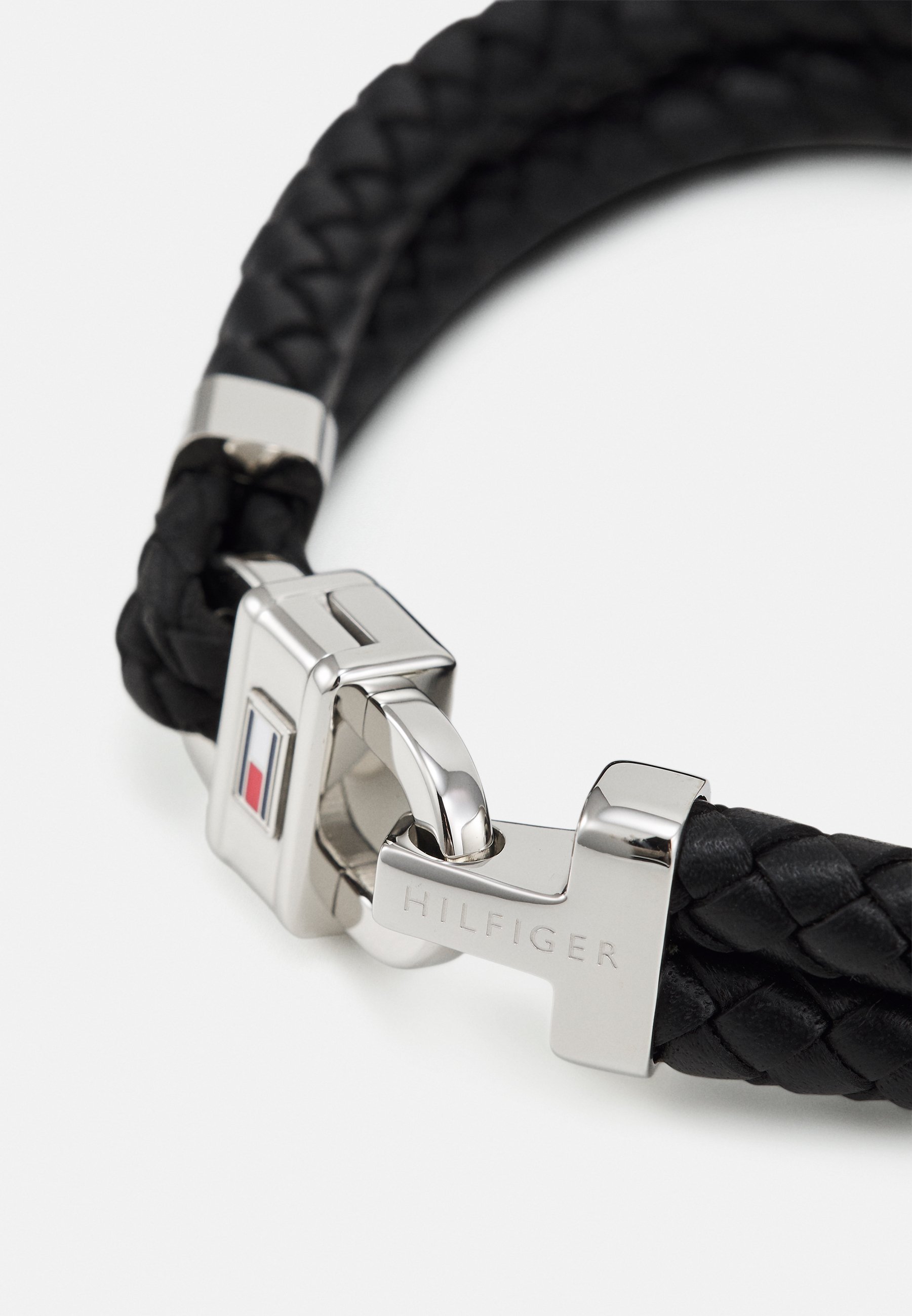 Tommy Hilfiger armband - zwart/zilverkleurig