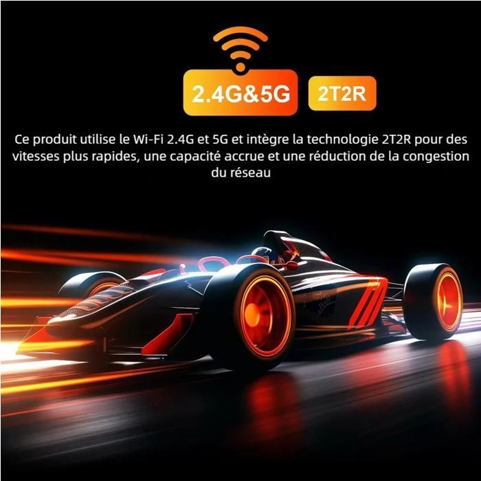 H96 Max Android TV Box - Android 14.0 4K HDR Quad Core 2G+16G WiFi2.4G/5G Google TV