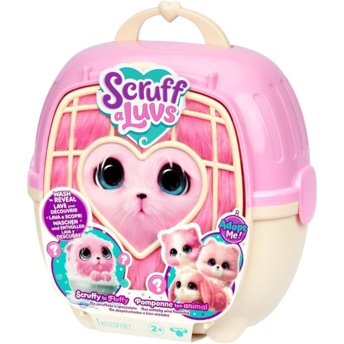Stuffed Animals - SCRUFF A LUVS - Ball of Fur - Pink