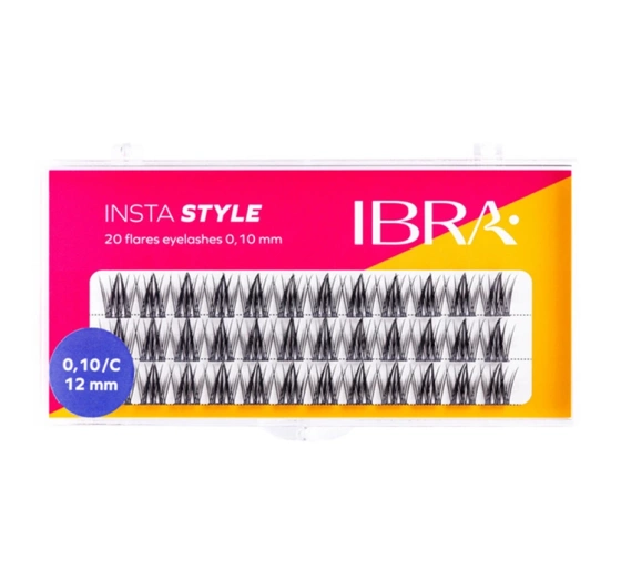 Ibra Insta Style syntetyczne kępki rzęs 12 mm