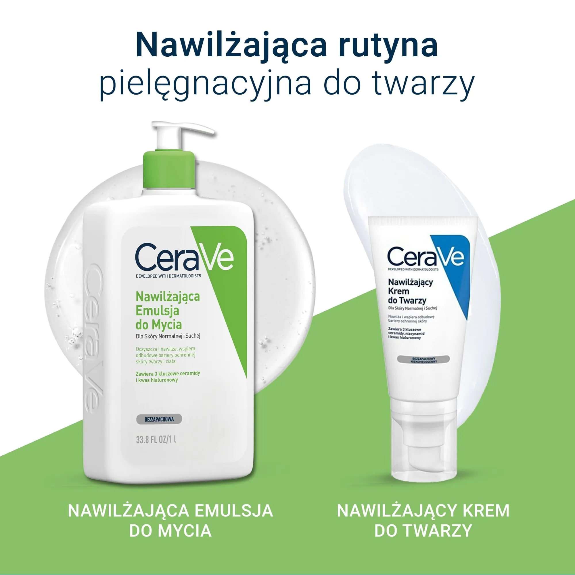 CeraVe Nawilżająca emulsja do mycia skóry suchej i normalnej, 1000 ml