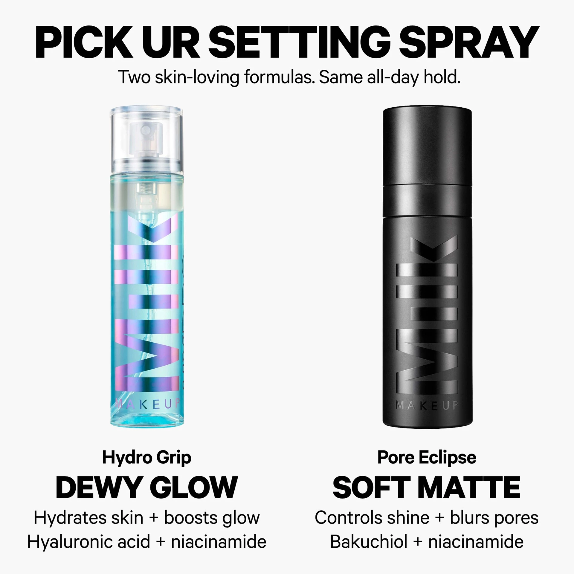 Hydro Grip sminkfixáló spray 100 ml - MILK Makeup
