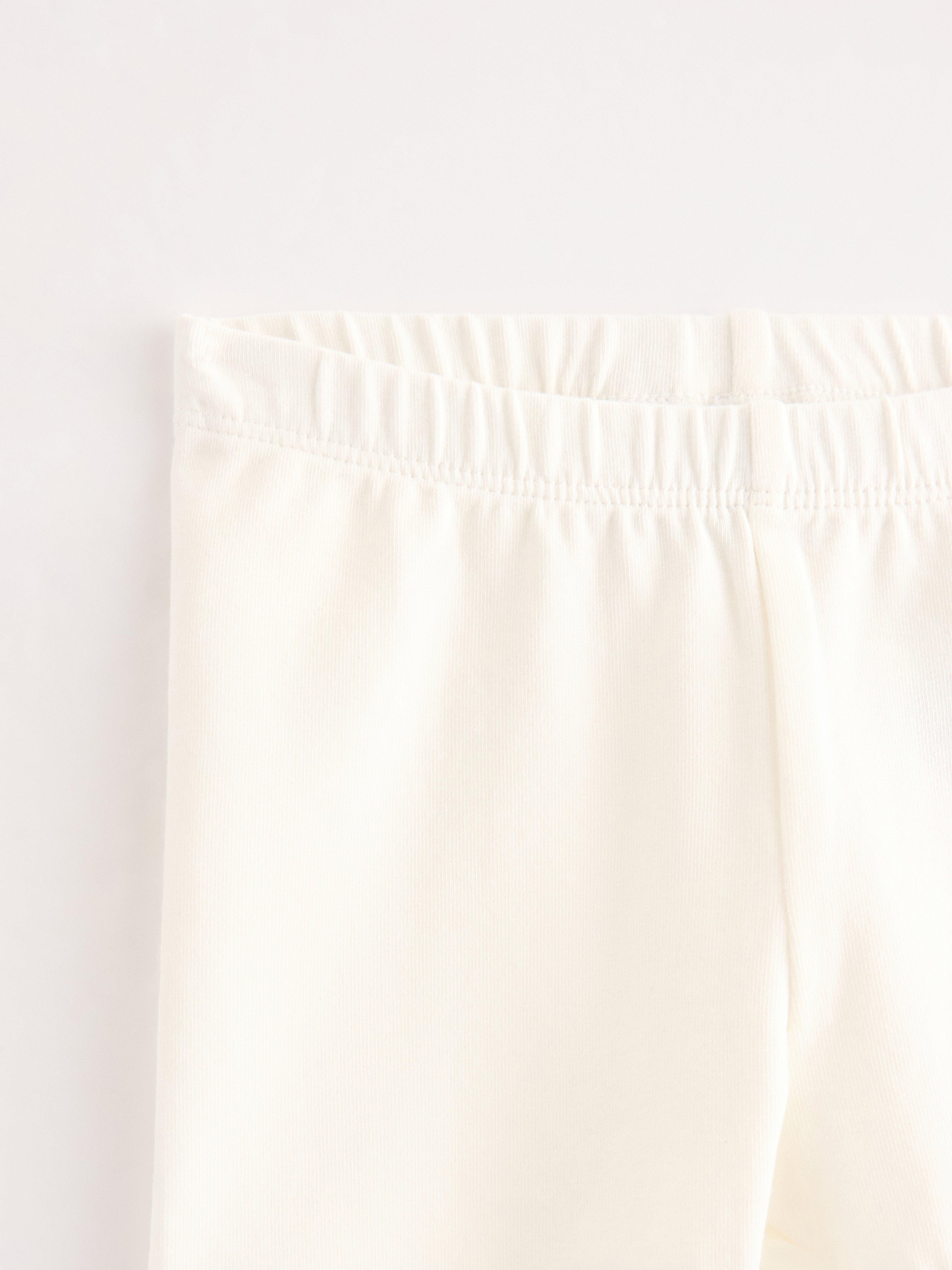 Pantalon de cyclisme blanc cassé
