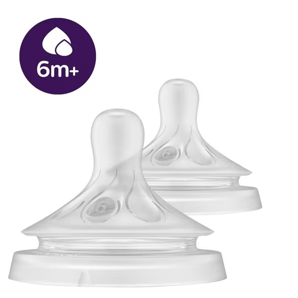 Philips Avent SCY966/02 cuclji za kašo z naravnim refleksom sesanja, 6 mesecev+, 2 kosa