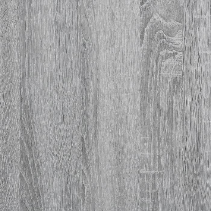 Cama de madera gris de 200 x 200 cm - Estable y duradera - Estructura con cajones - Colchón no incluido - Sonoma gris 200x200 cm