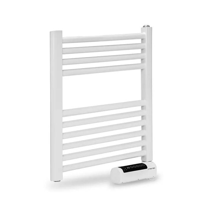 TROTEC TWH 300 S — Wall-mounted electric towel warmer with WiFi, 300W, IP24, white, 50×12.4×52.5 cm