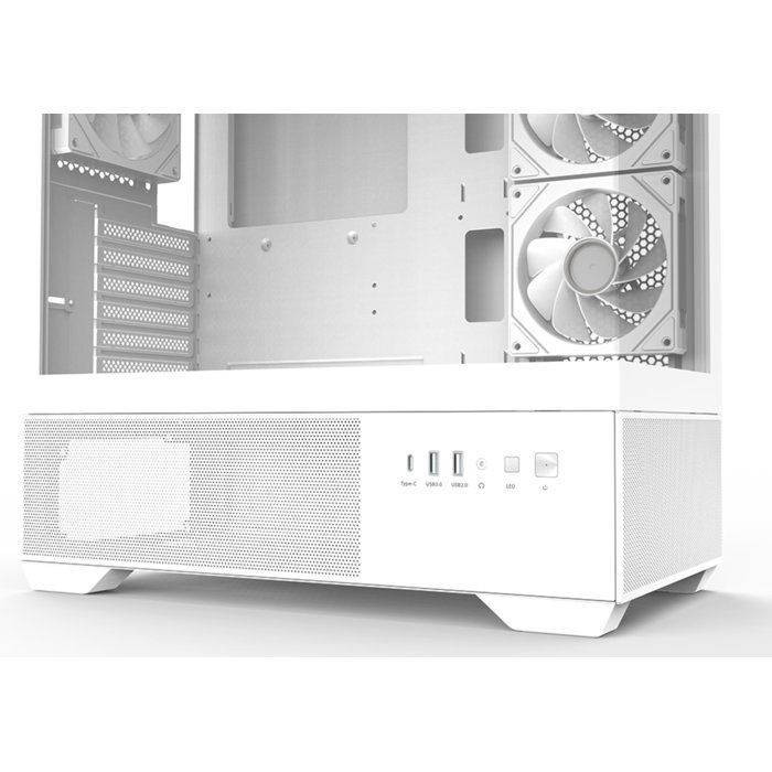 PC-behuizing (zonder voeding) - ZALMAN CHRONIX V2 - ZM-CHROV2WH - Mid-tower - ATX-vormfactor - Wit